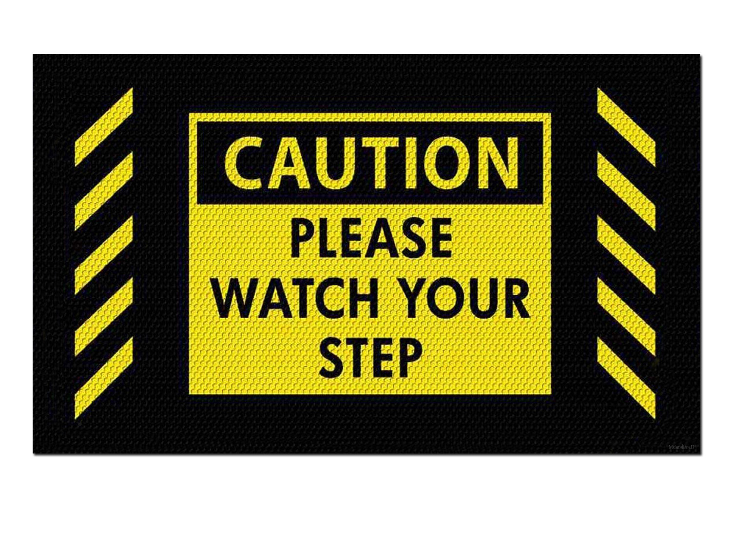 caution doormat