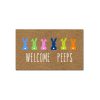 Welcome Peeps Happy Easter doormat